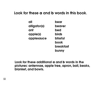 Alphabet Sample Pg 112