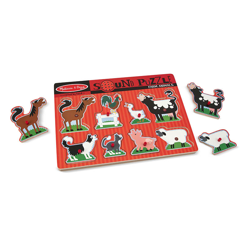 【特価商品】Farm Animals Sound Puzzle