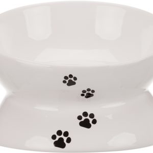 24798 猫用陶器高台ボウル S